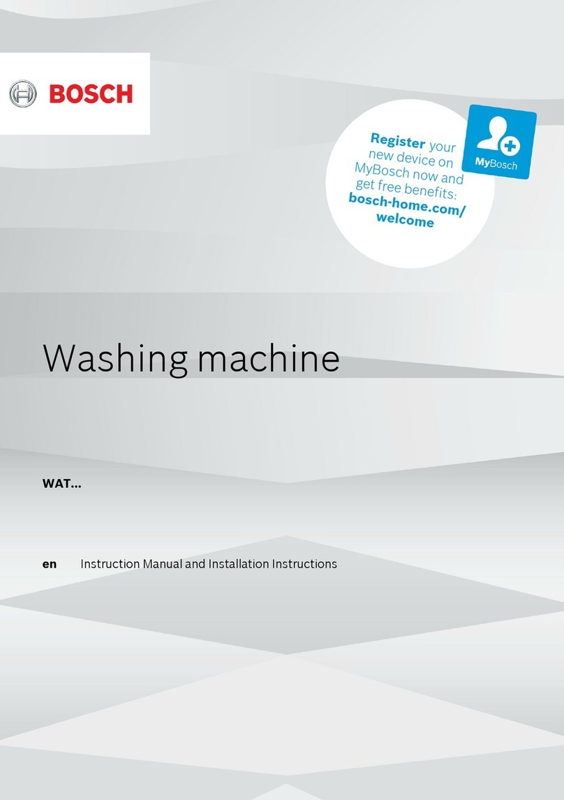 Bosch WAT series Specification sheet