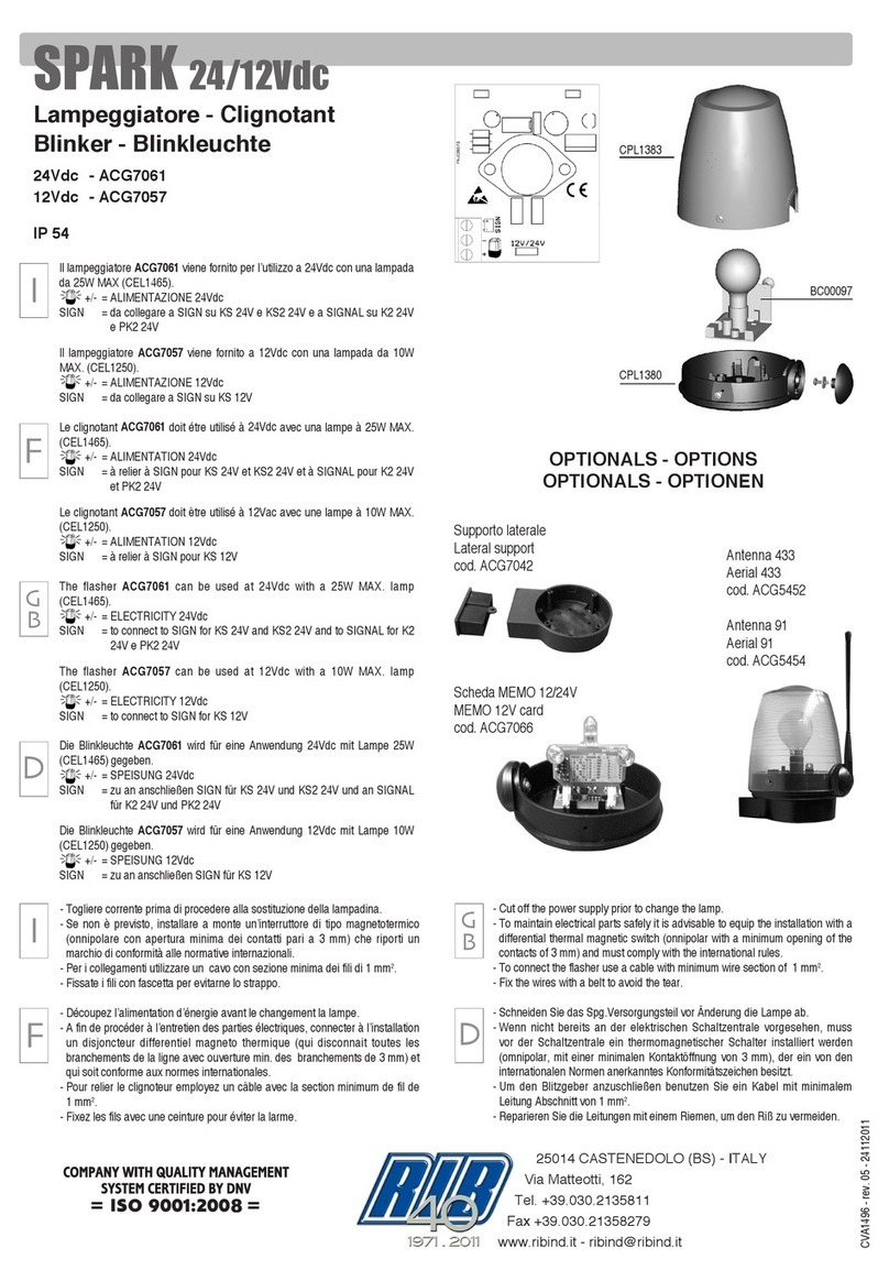 RIB SPARK ACG7061 quick start guide