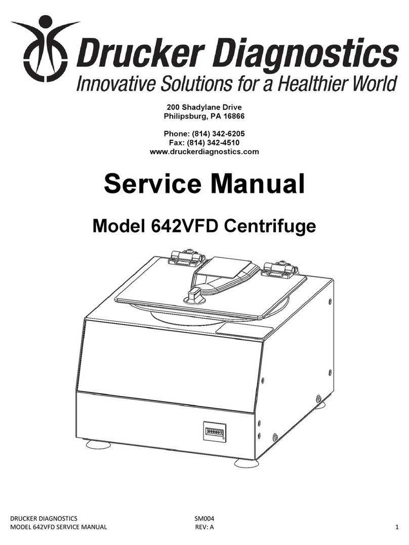 Drucker Diagnostics 642VFD Service manual