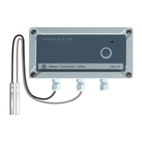 Mobeye ThermoGuard TwinLog CML2275 User manual Mobeye ThermoGuard TwinLog CML2275 User manual