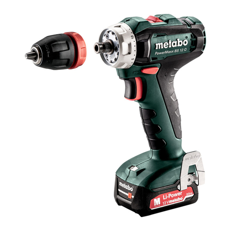 Metabo PowerMaxx BS 12 User manual