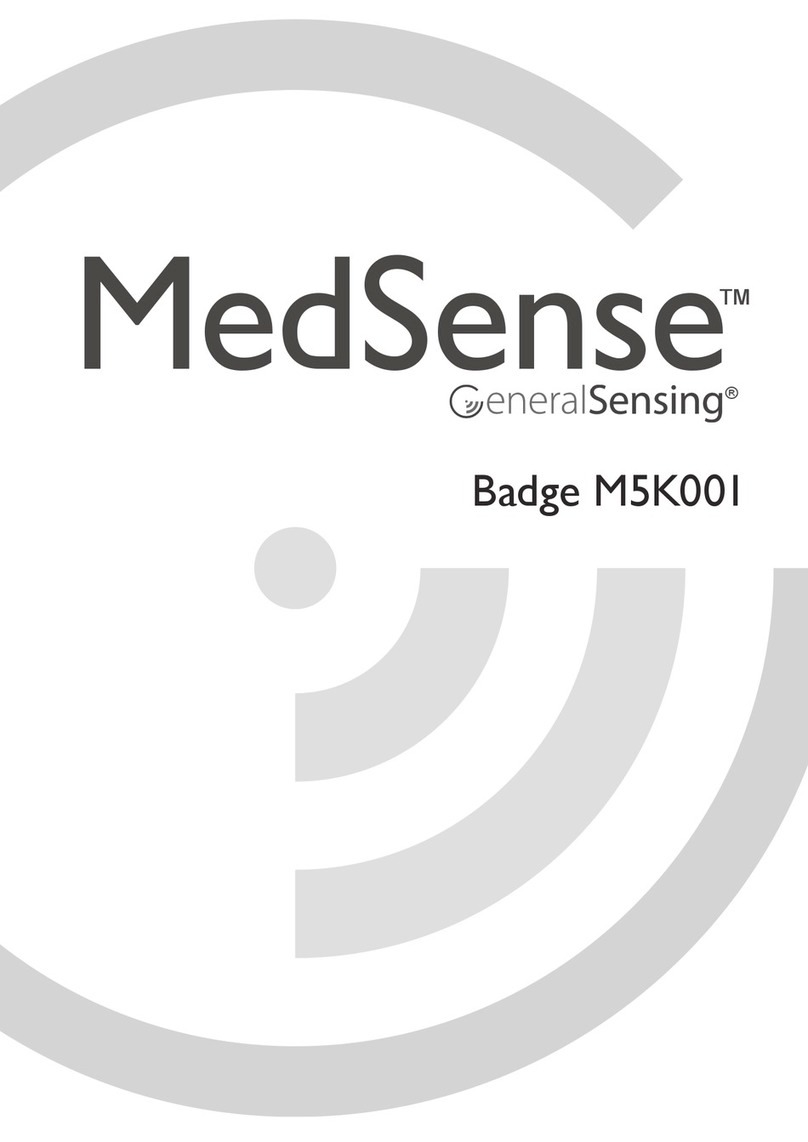 General Sensing MedSense Badge user manual
