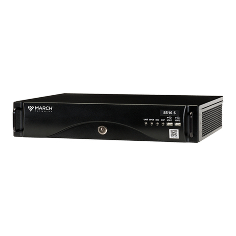 March Networks 8516 Series User manual March Networks 8516 Series User manual