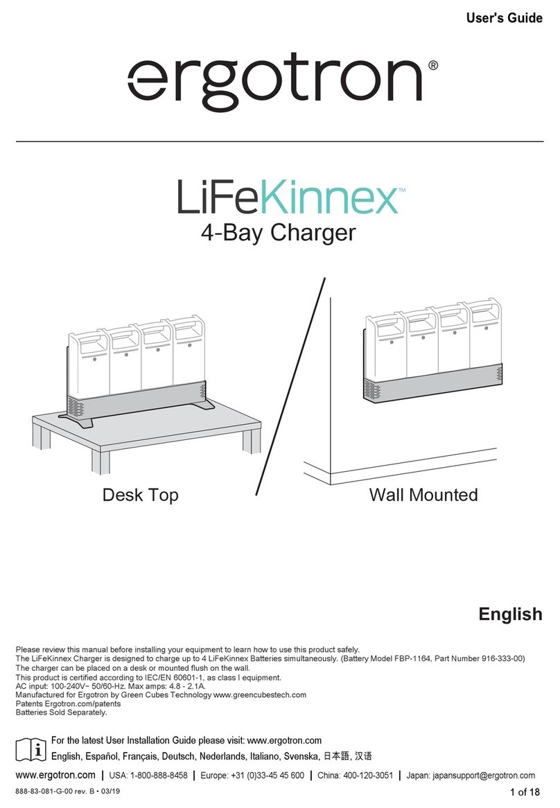 Ergotron LiFeKinnex FBC-1116 User manual Ergotron LiFeKinnex FBC-1116 User manual