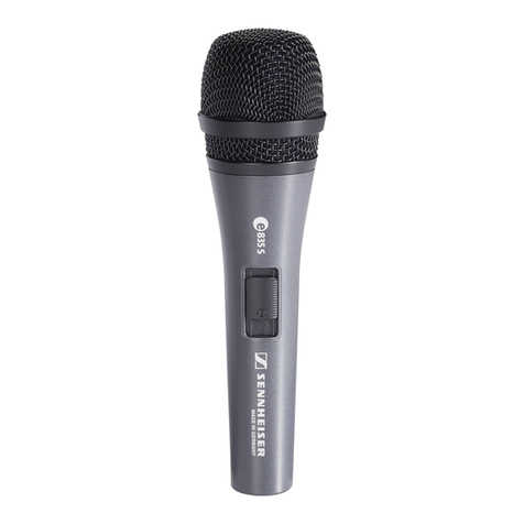 Sennheiser Evolution E 835 User manual