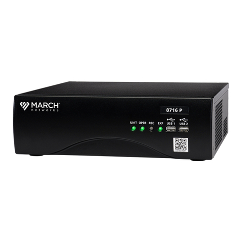 March Networks HNVR MS Series User manual March Networks HNVR MS Series User manual