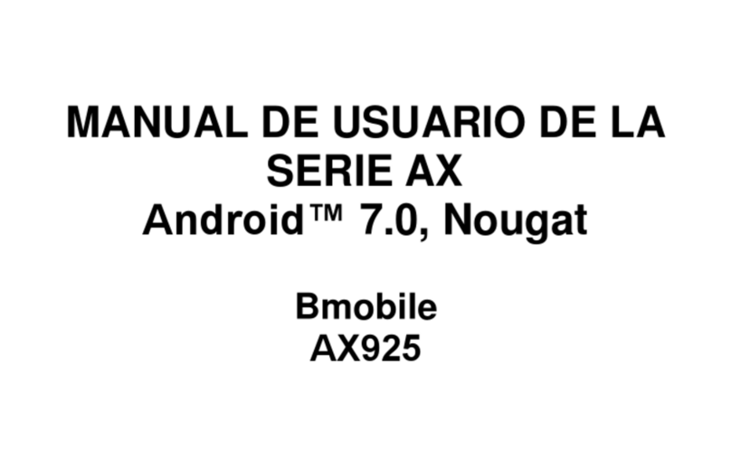 Bmobile AX Series User manual Bmobile AX Series User manual