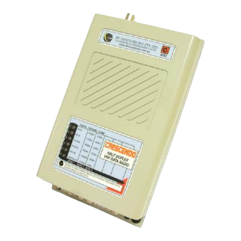 RF Innovations CRESCENDO VHF HALF-DUPLEX user manual