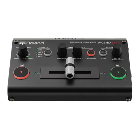 Roland V-02HD Startup guide