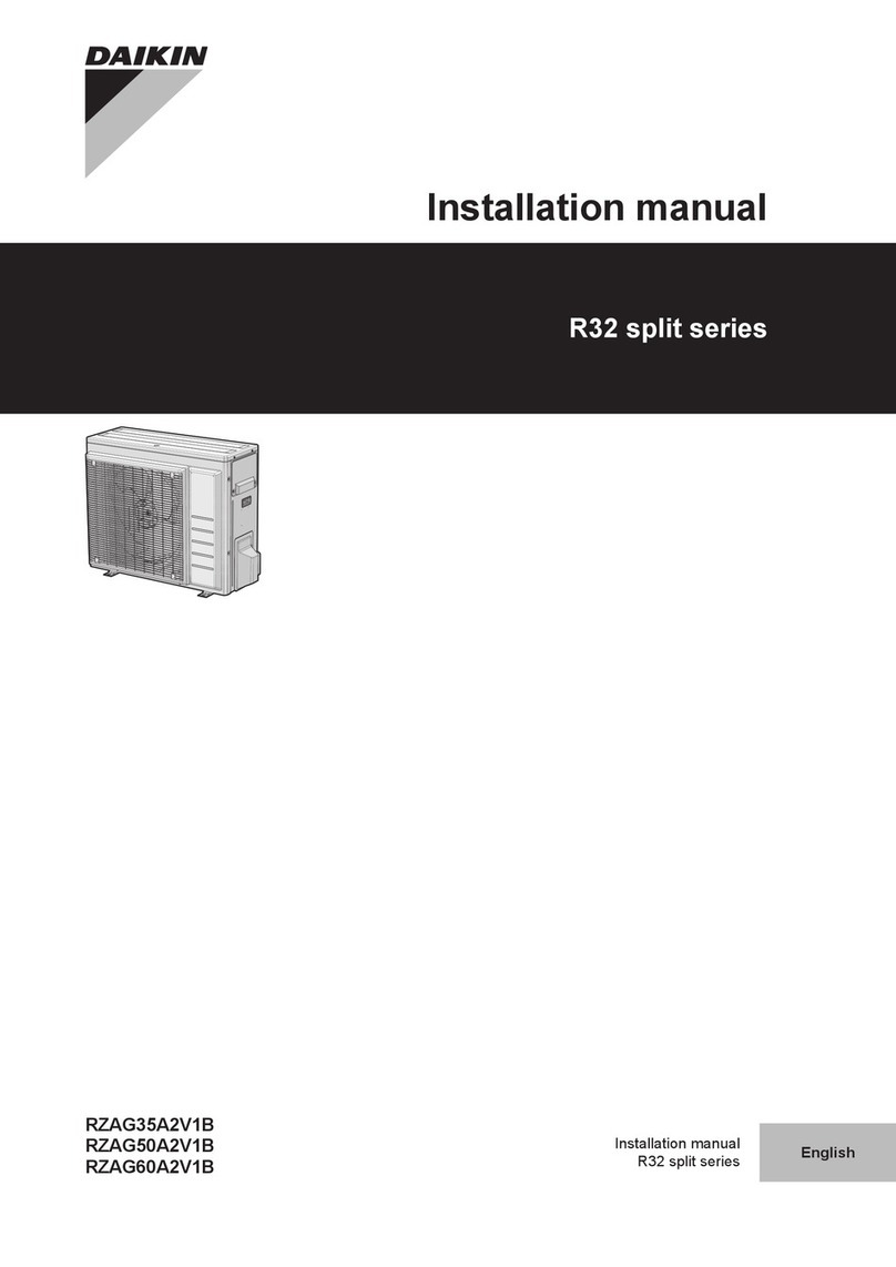 Daikin R32 Split Series installation manual