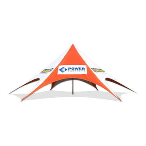 Extreme marquees 16m SINGLE POLE STAR SHADE installation instructions Extreme marquees 16m SINGLE POLE STAR SHADE installation instructions