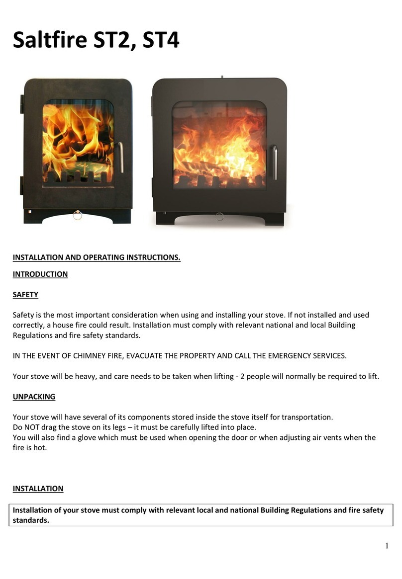 Saltfire ST2 Installation and operating instructions