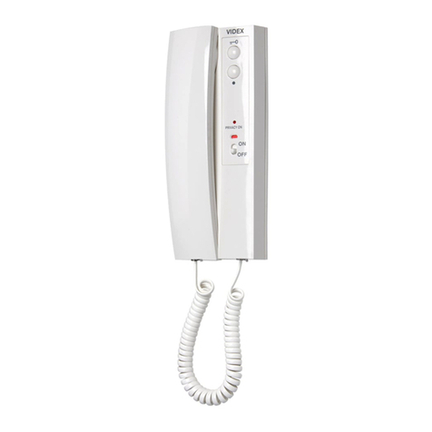Videx 3000 Series User manual Videx 3000 Series User manual