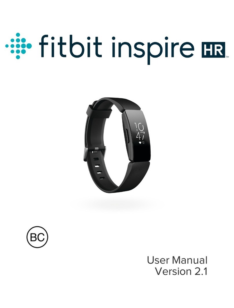 Fitbit Zip Inspire HR FB413 User manual