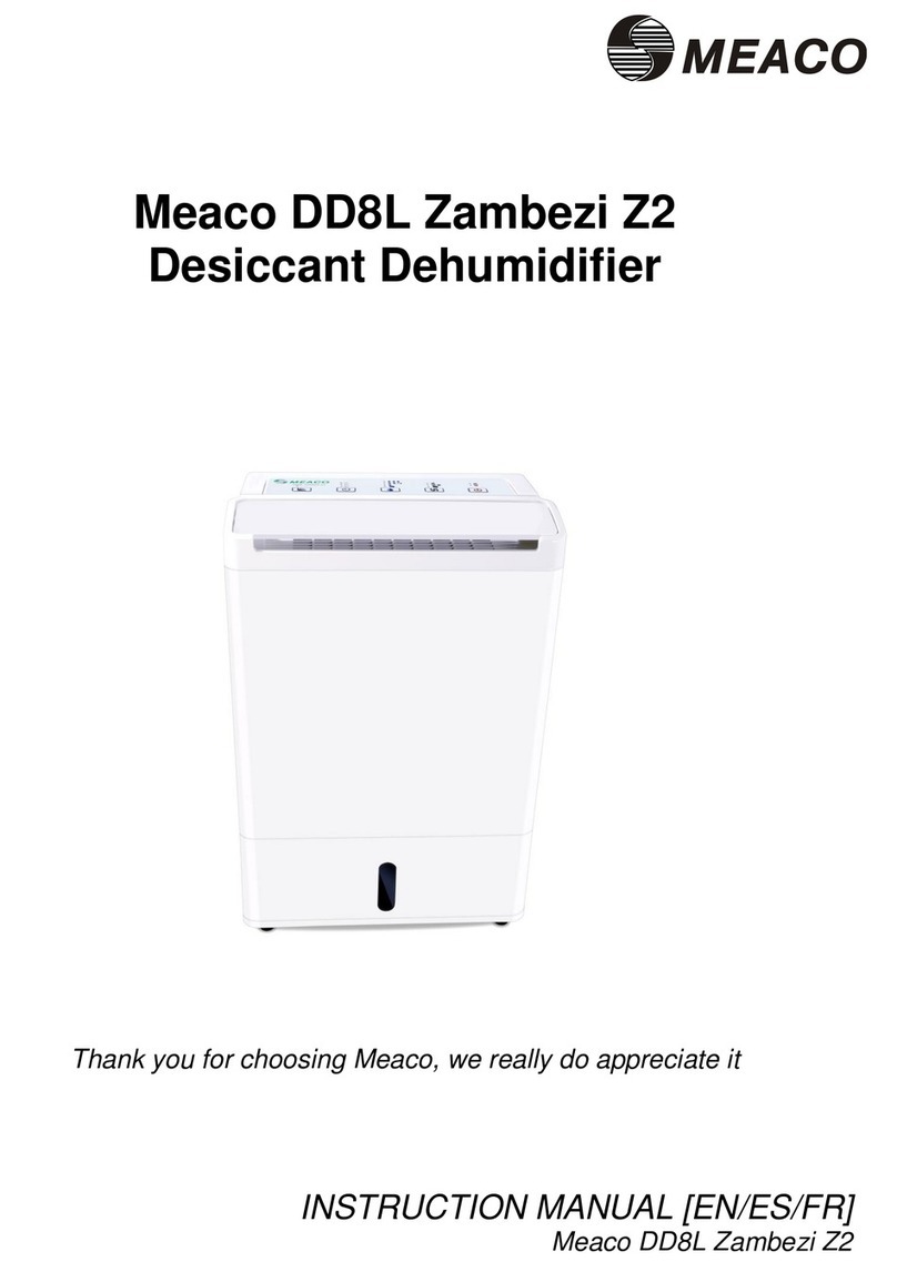 Meaco DD8L Zambezi Z2 instruction manual