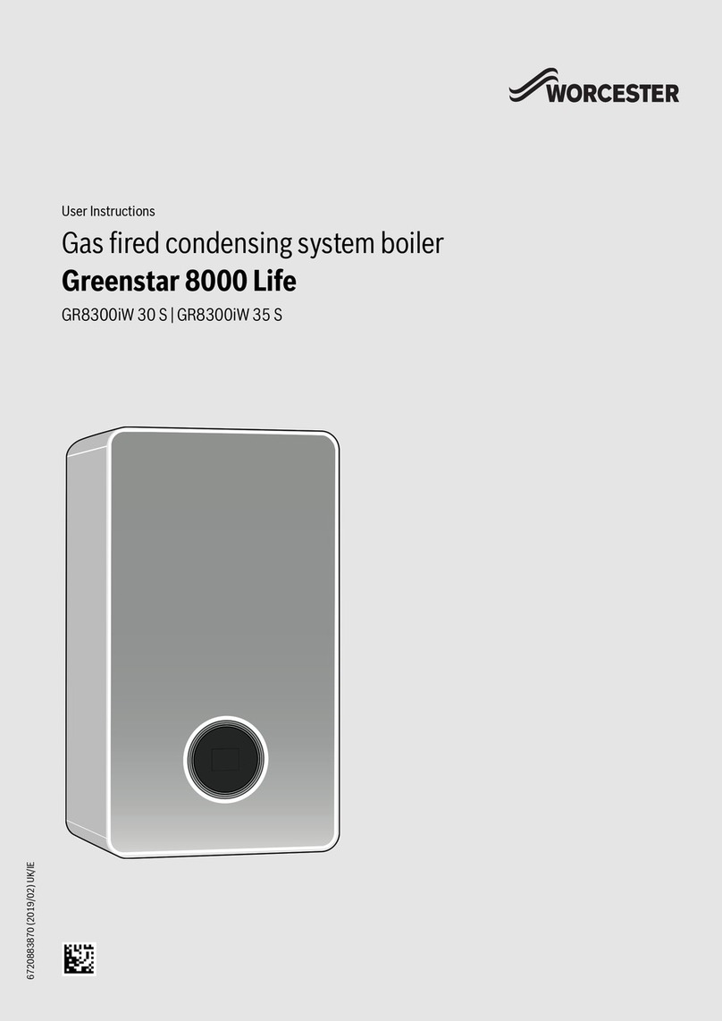 Worcester Greenstar 8000 Life Series User instructions