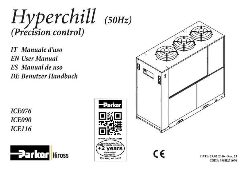 Parker Hiross Hyperchill ICE076 User manual