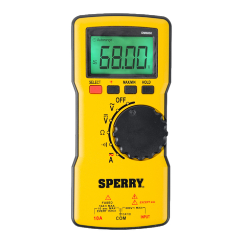 Sperry instruments DM6800 operating instructions Sperry instruments DM6800 operating instructions
