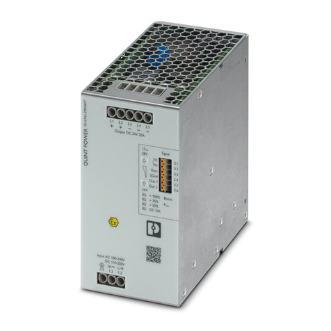 Phoenix Contact QUINT4-PS/1AC/24DC/20/+ User manual Phoenix Contact QUINT4-PS/1AC/24DC/20/+ User manual