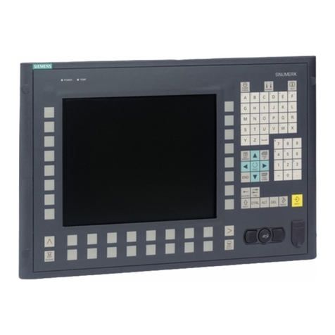 Siemens SINUMERIK 840D sl OP 010 User manual