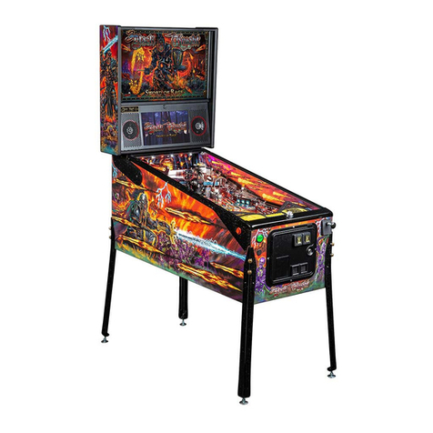 Stern Pinball BLACK KNIGHT SWORD OF RAGE 500-55N1-01 User manual