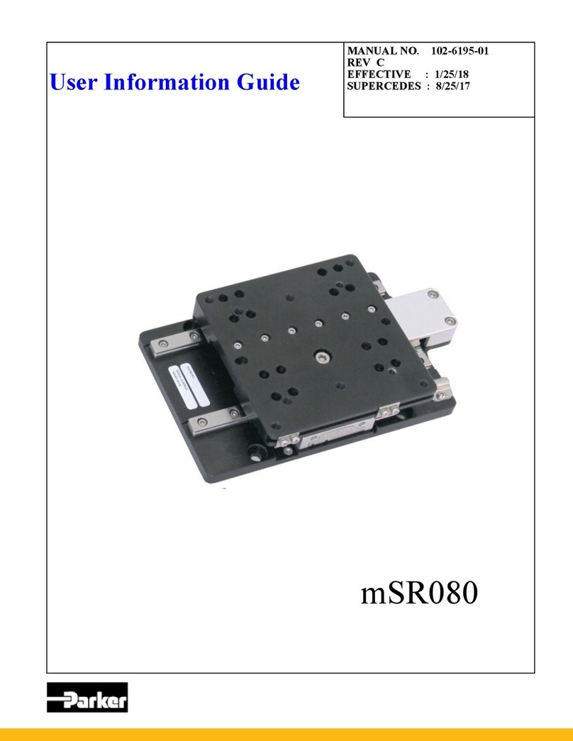 Parker MSR Series User's information guide