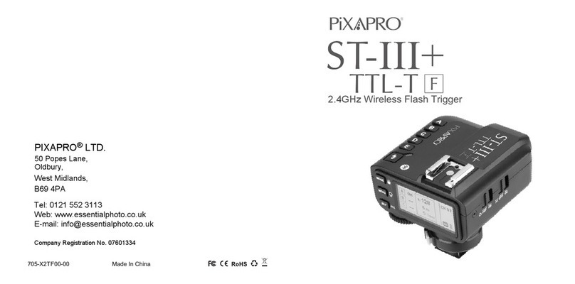 Pixapro ST-III Plus-F User manual