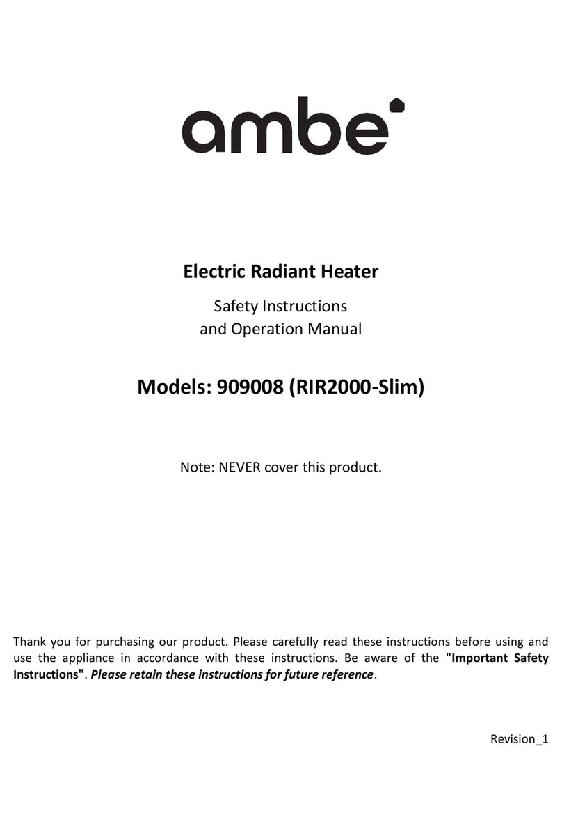 ambe RIR2000-Slim Safety instructions and operation manual ambe RIR2000-Slim Safety instructions and operation manual