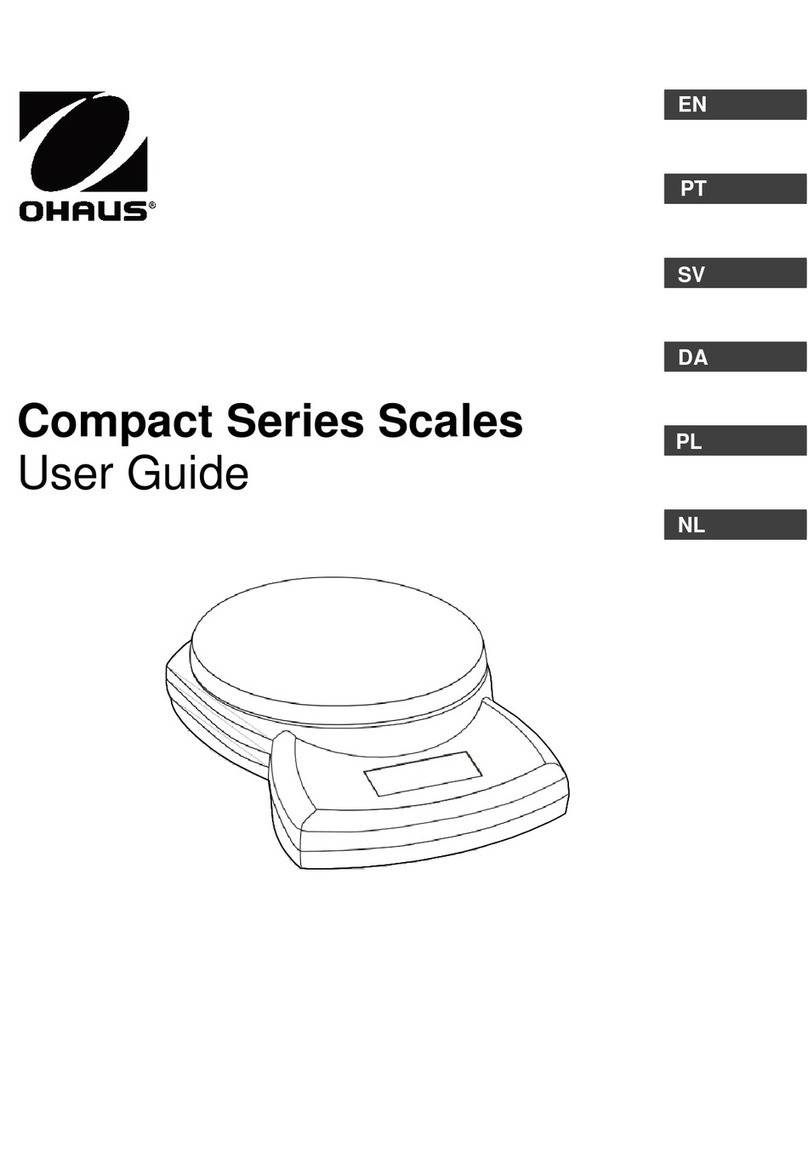 OHAUS Compact Series user guide