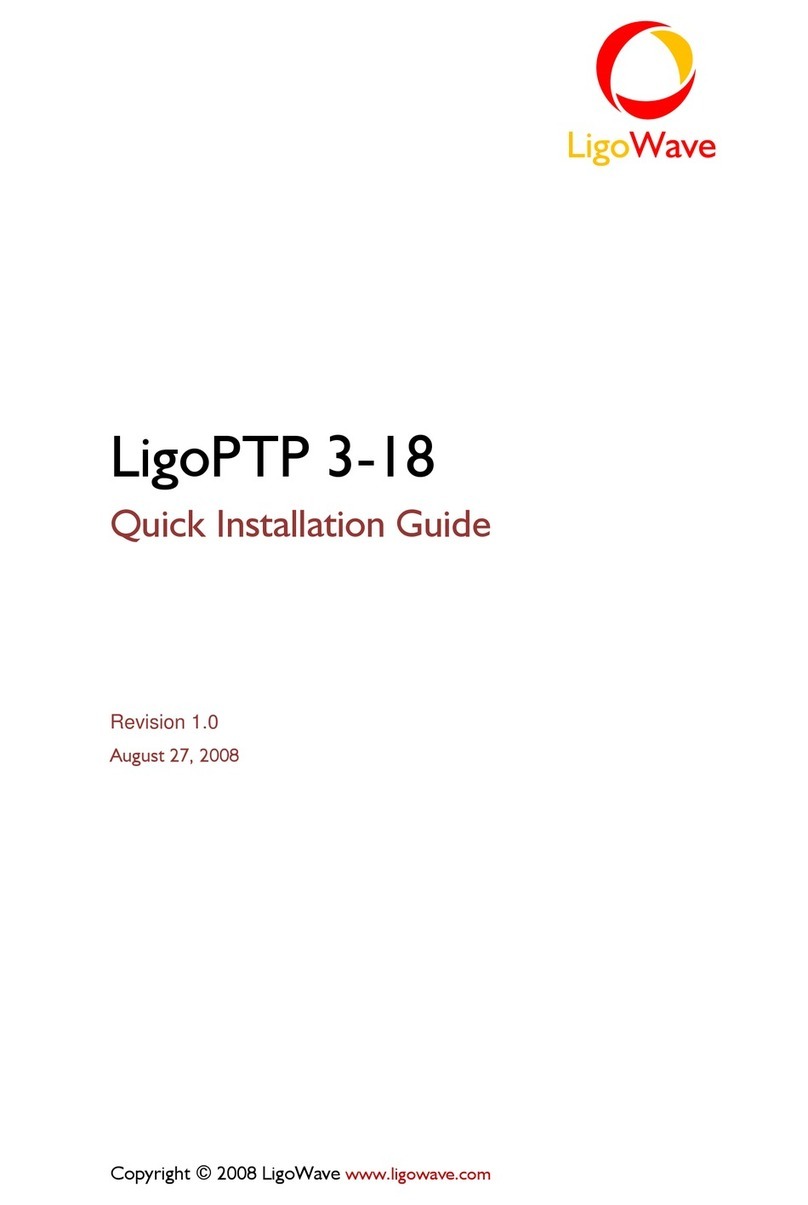 LigoWave LigoPTP 3-18 Quick installation guide