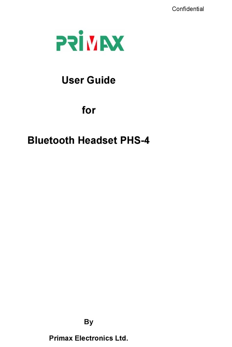 Primax PHS-4 User manual