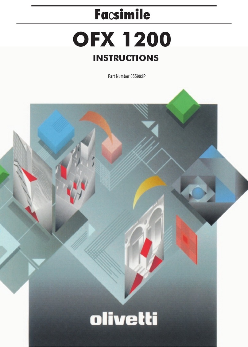 Olivetti OFX 1200 User manual