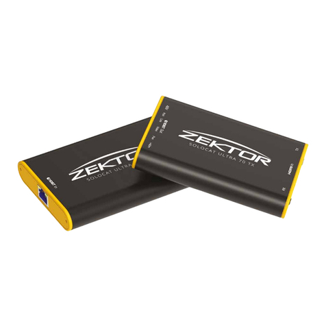Zektor SoloCAT Ultra 70 User manual