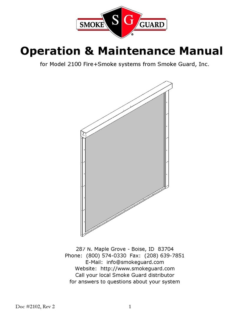 Smoke Guard 2100 Operation & maintenance manual