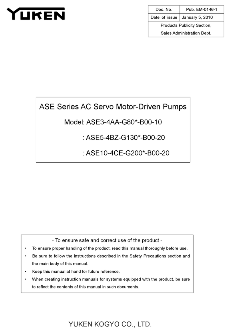 YUKEN KOGYO ASE Series User manual