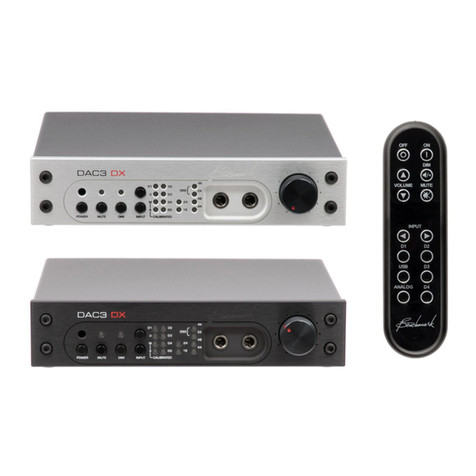 Benchmark DAC3 DX User manual Benchmark DAC3 DX User manual