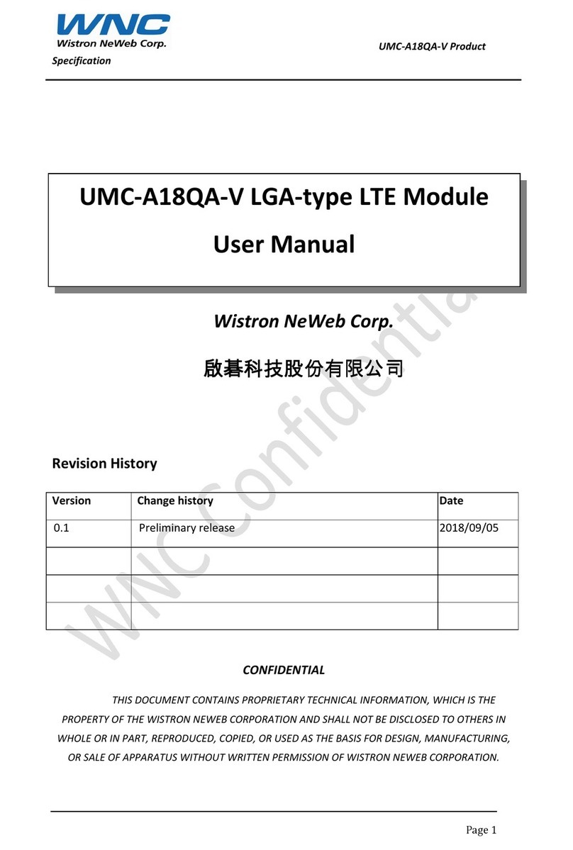Wistron NeWeb UMC-A18QA-V user manual