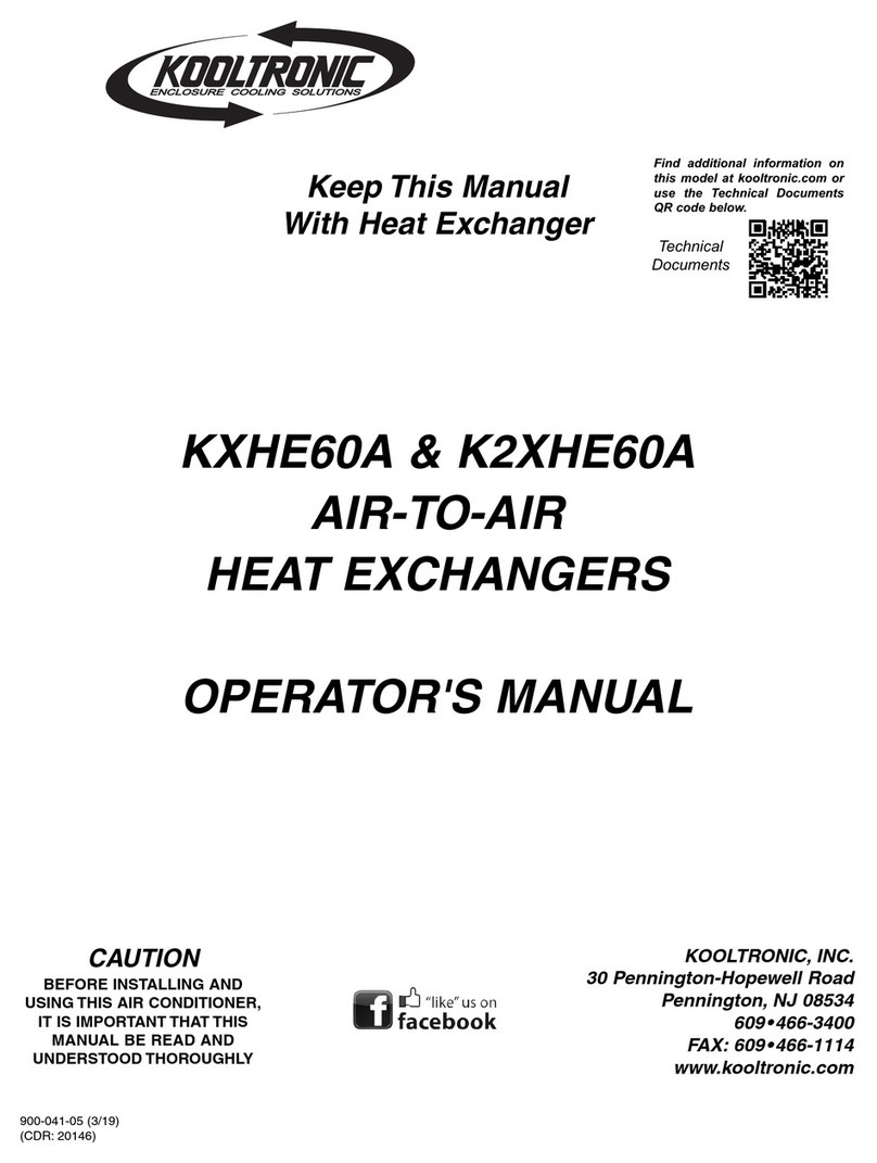 Kooltronic KXHE60A User manual
