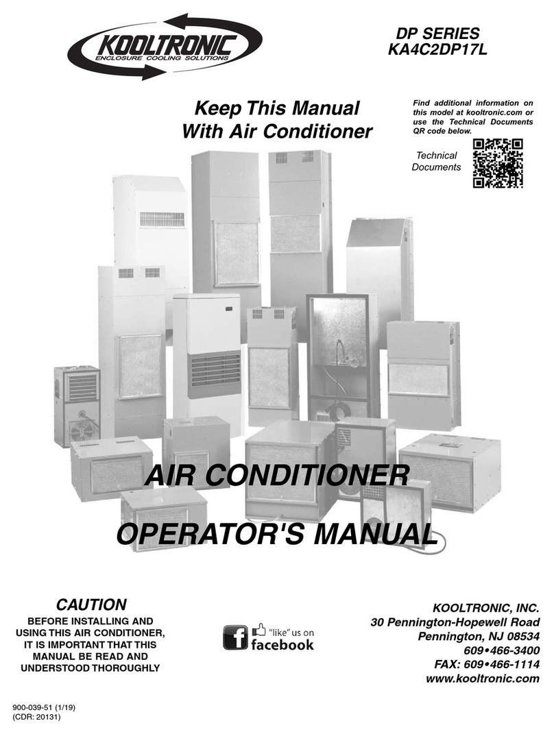 Kooltronic DP Series User manual