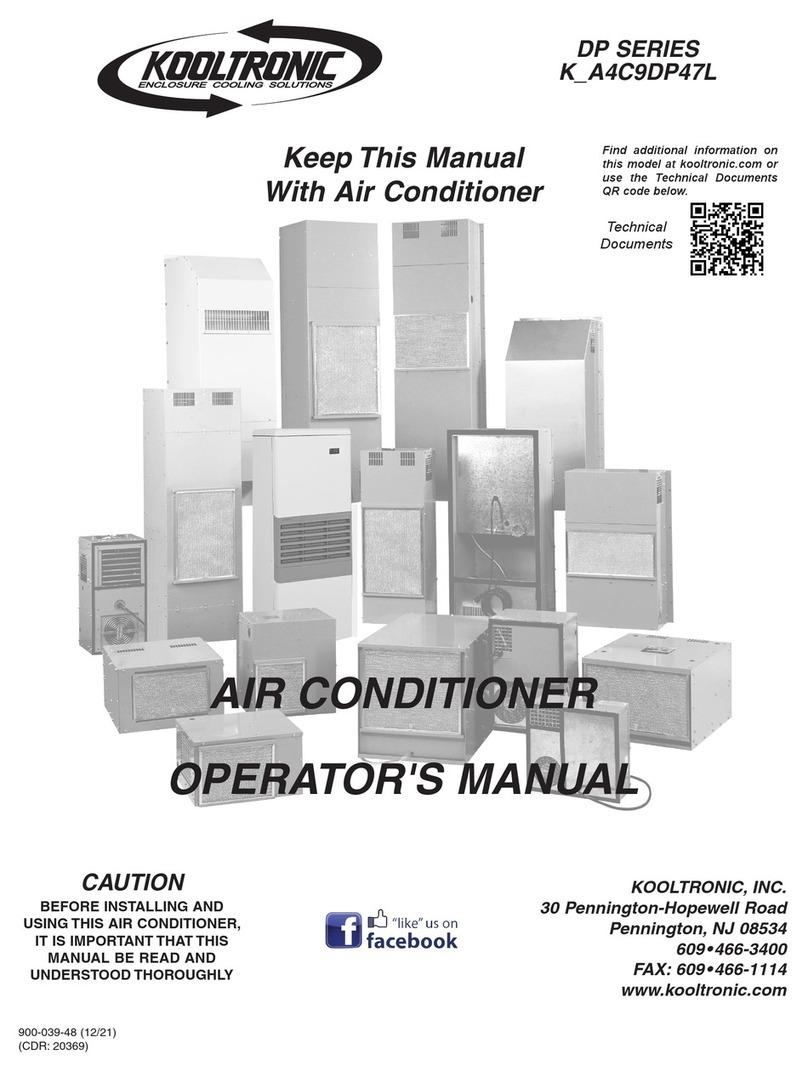 Kooltronic DP Series User manual