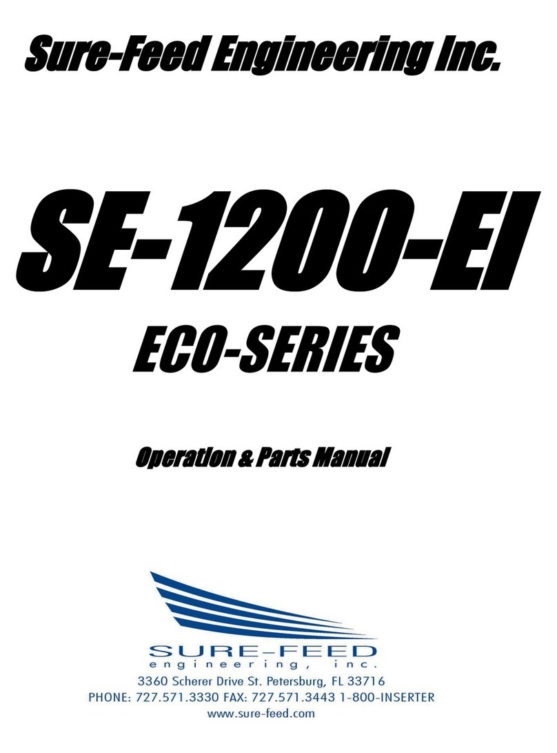 Sure-Feed Engineering ECO Series Operations & parts manual