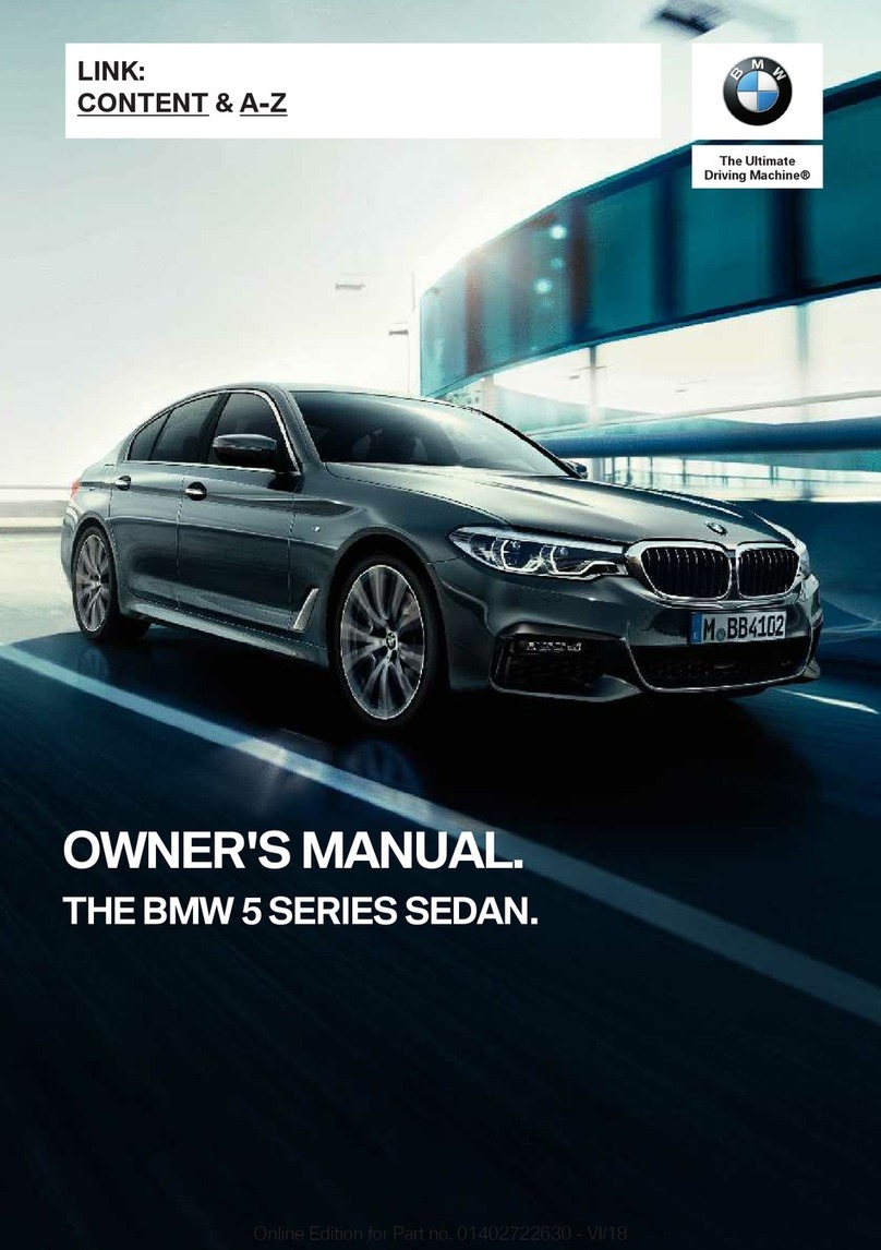 BMW 5 SERIES - CATALOGUE owner's manual