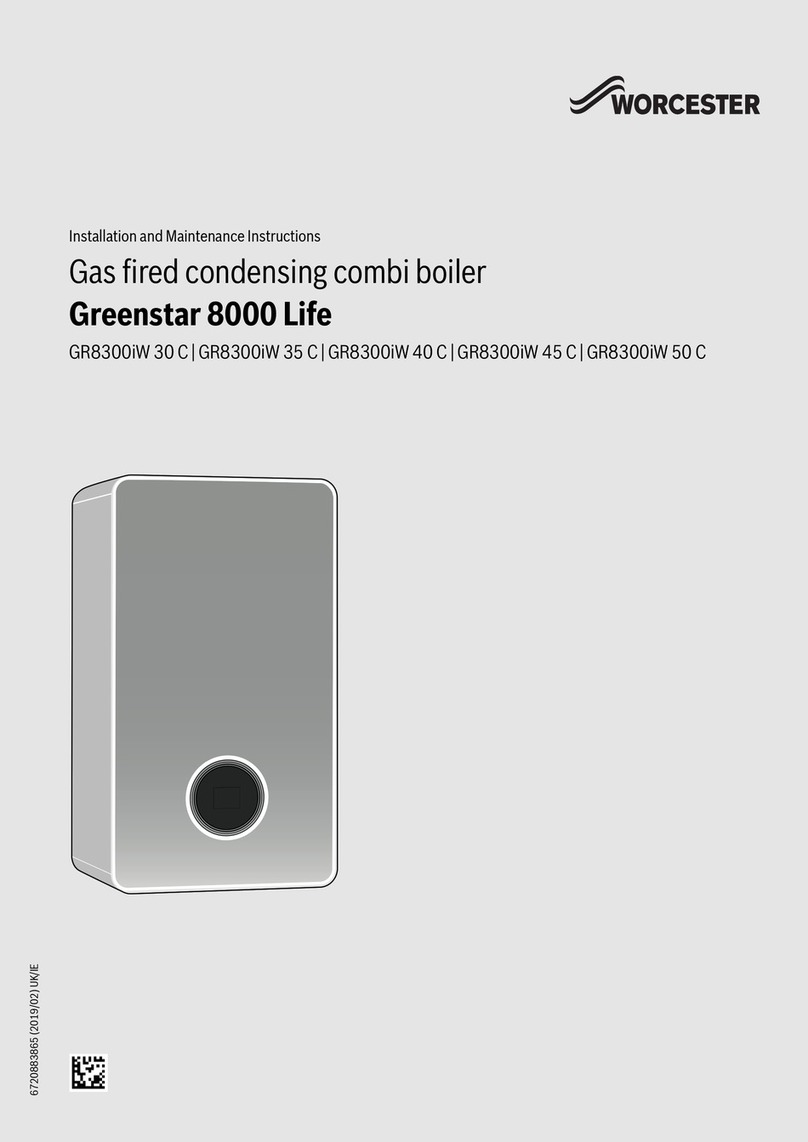 Worcester Greenstar 8000 Life Series User manual