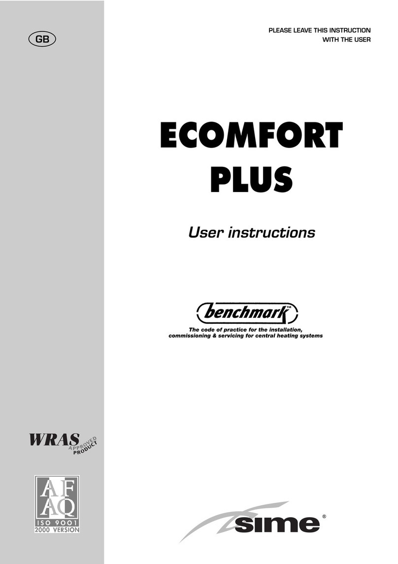 Sime Ecomfort Plus User manual
