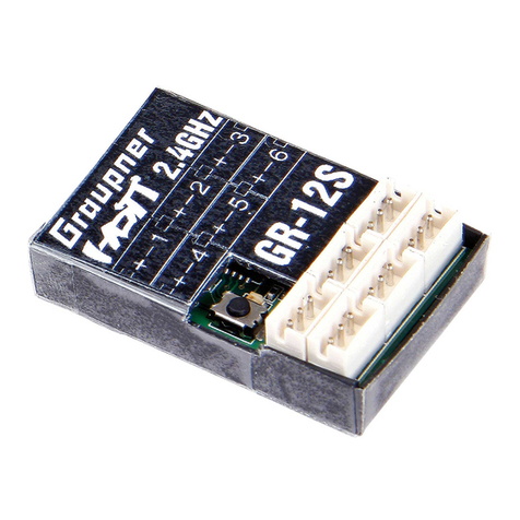 GRAUPNER GR-12S User manual