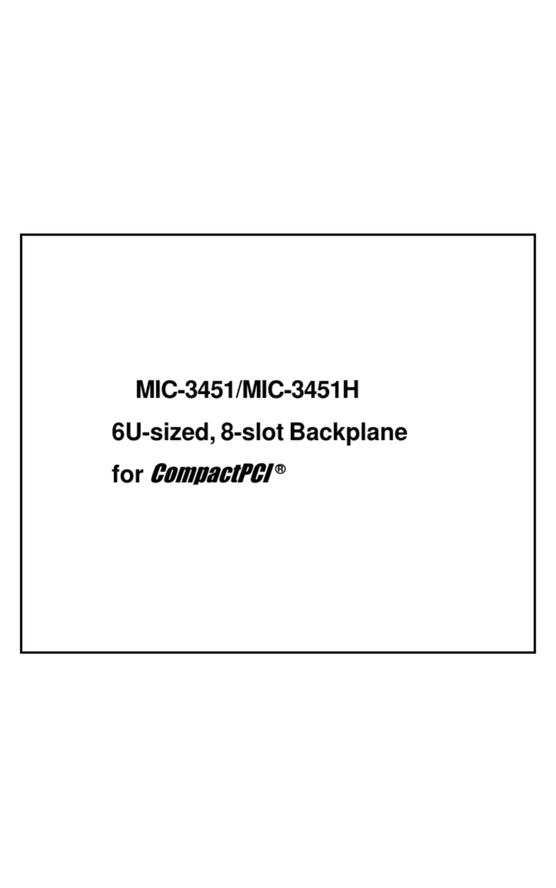 Advantech MIC-3451 User manual