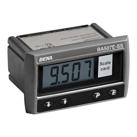 BEKA BA507E-SS manual