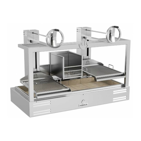 Mibrasa PARRILLA GMB 160 FIRE user manual