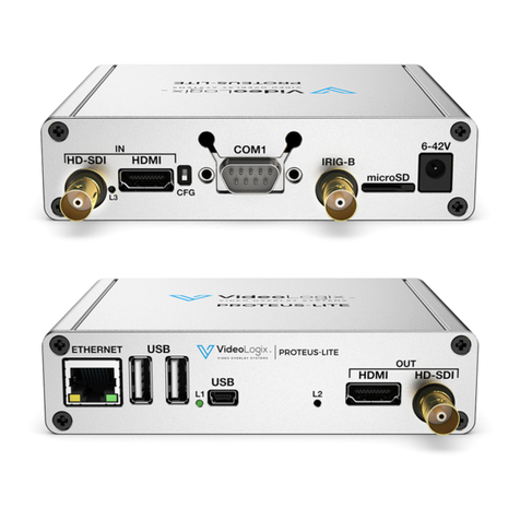 VideoLogix PROTEUS Essential User manual
