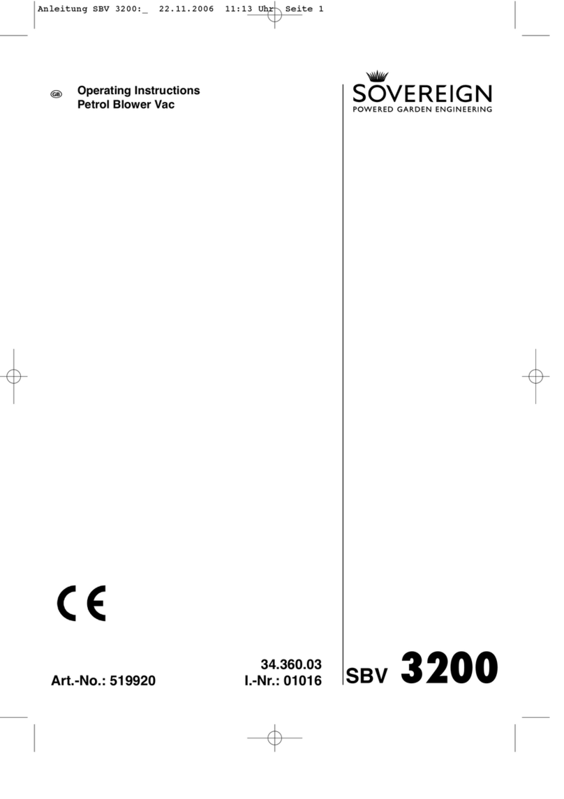 Sovereign SBV 3200 operating instructions